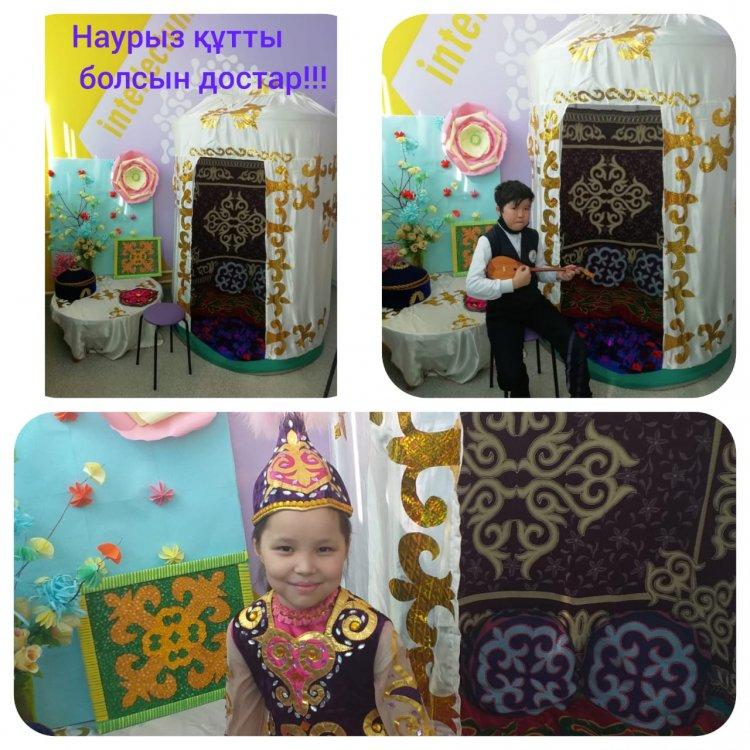 Наурыз мейрамына арналып қолдан жасалған жұмыс