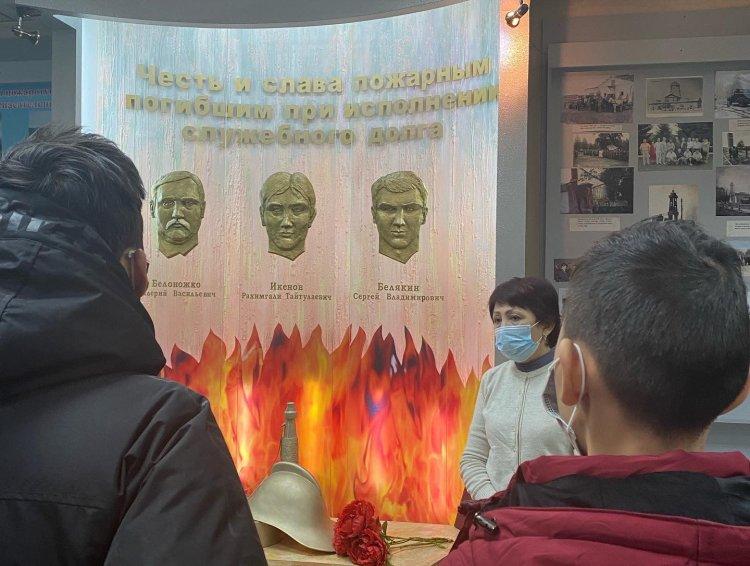 Экскурсия в пожарную часть г. Усть-Каменогорск.